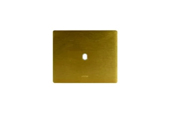 PLAQUE NEW STYLE RECTANGULAIRE ALUMINIUM GOLD
