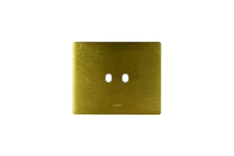 PLAQUE NEW STYLE RECTANGULAIRE ALUMINIUM GOLD