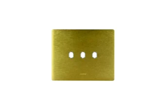 PLAQUE NEW STYLE RECTANGULAIRE ALUMINIUM GOLD