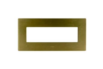 PLAQUE VERA 44 RECTANGULAIRE ALUMINIUM BRONZE 7 MODULES