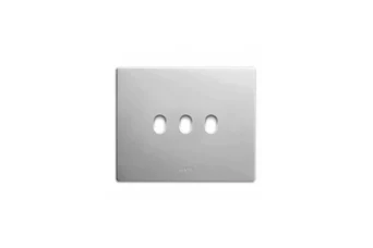 PLAQUE NEW STYLE RECTANGULAIRE BLANC CORIAN 3 COMMANDES