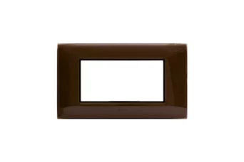 PLAQUE YOUNG 44 RECTANGULAIRE MARRON 4 MODULES