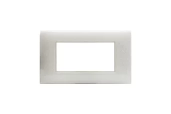 PLAQUE YOUNG 44 RECTANGULAIRE BLANC 3D 4 MODULES