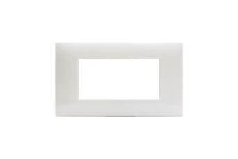 PLAQUE YOUNG 44 RECTANGULAIRE BLANC TOTAL 4 MODULES