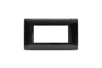 PLAQUE YOUNG 44 RECTANGULAIRE CARBONE FONCE 3D 4 MODULES