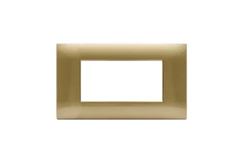 PLAQUE YOUNG 44 RECTANGULAIRE GOLD 4 MODULES