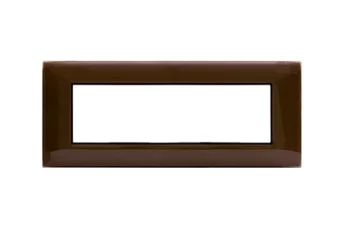 PLAQUE YOUNG 44 RECTANGULAIRE MARRON 7 MODULES
