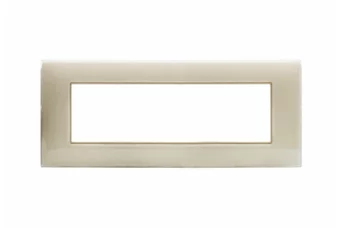 PLAQUE YOUNG 44 RECTANGULAIRE IVOIRE 7 MODULES