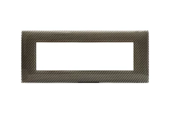 PLAQUE YOUNG 44 RECTANGULAIRE CARBONE CLAIR 3D 7 MODULES