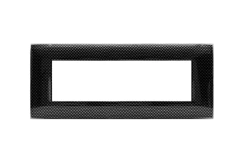 PLAQUE YOUNG 44 RECTANGULAIRE CARBONE FONCE 3D 7 MODULES
