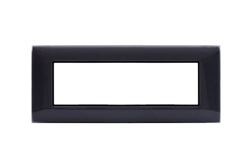 PLAQUE YOUNG 44 RECTANGULAIRE GRIS CENDRE 7 MODULES