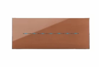 PLAQUE YOUNG TOUCH 44 RECTANGULAIRE MARRON 7 MODULES