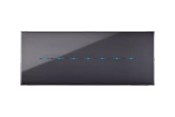 PLAQUE YOUNG TOUCH 44 RECTANGULAIRE GRIS CENDRE 7 MODULES