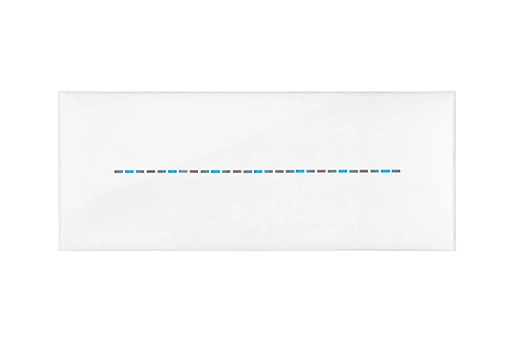 PLAQUE YOUNG TOUCH 44 RECTANGULAIRE BLANC CRAIE 7 MODULES