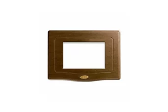 PLAQUE ENGLAND STYLE RECTANGULAIRE NOYER 3 MODULES