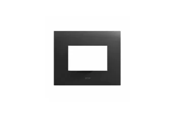 PLAQUE SMART 44 RECTANGULAIRE EN METAL GRIS TEKLA 3 MODULES