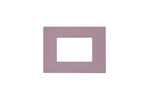 PLAQUE SMART EASY 44 RECTANGULAIRE VIOLET MAT 3 MODULES