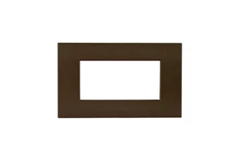 PLAQUE SMART EASY 44 RECTANGULAIRE BRONZE MAT 4 MODULES
