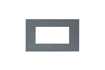 PLAQUE SMART EASY 44 RECTANGULAIRE GRIS MAT 4 MODULES