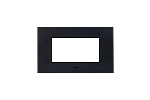 PLAQUE SMART EASY 44 RECTANGULAIRE GRIS TEKLA 4 MODULES