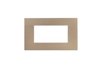 PLAQUE SMART EASY 44 RECTANGULAIRE GOLD MAT 4 MODULES