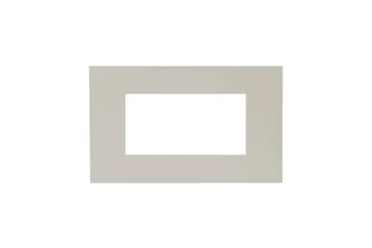 PLAQUE SMART EASY 44 RECTANGULAIRE BEIGE MAT 4 MODULES