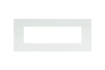PLAQUE SMART EASY 44 RECTANGULAIRE BLANC MAT 7 MODULES