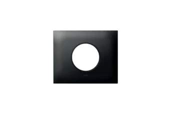 PLAQUE SMART 44 NEW STYLE RECTANGULAIRE EN METAL GRIS TEKLA 3 MODULES POUR PRISE