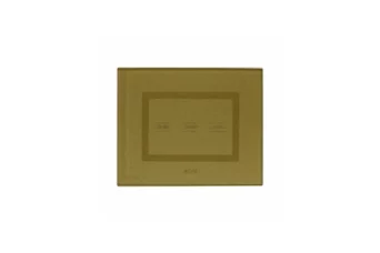 PLAQUE VERA 44 TOUCH RECTANGULAIRE GOLD 3 COMMANDES