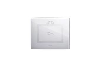 PLAQUE VERA 44 TOUCH RECTANGULAIRE BLANC POUR PRISE COULISSANTE