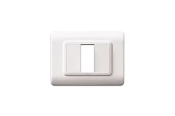 PLAQUE TECHNOPOLYMERE 44 RECTANGULAIRE BLANC 1 MODULE