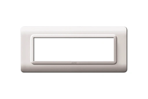 PLAQUE TECHNOPOLYMERE 44 RECTANGULAIRE BLANC 7 MODULES