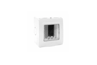BOITE ETANCHE IP55 1 MODULE BLANC