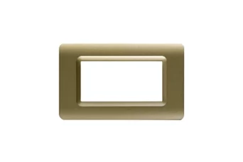 PLAQUE TECHNOPOLYMERE 44 RECTANGULAIRE CHAMPAGNE 4 MODULES