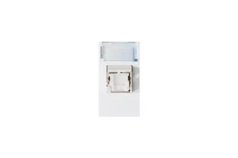 PRISE INFORMATIQUE 8 PLOTS RJ45 CAT 6 UTP BLANC