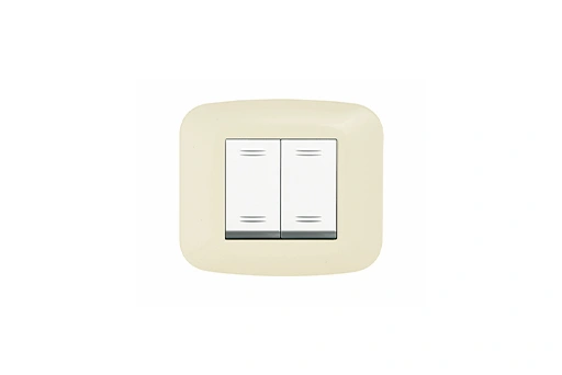 PLAQUE YES CARRE TROU CARRE IVOIR