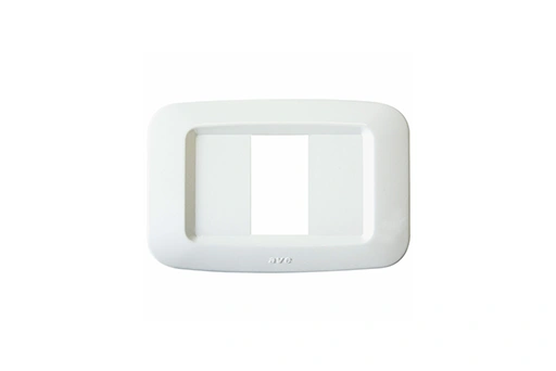 PLAQUE YES 1 TROU RECTANGULAIRE BLANC GLACE